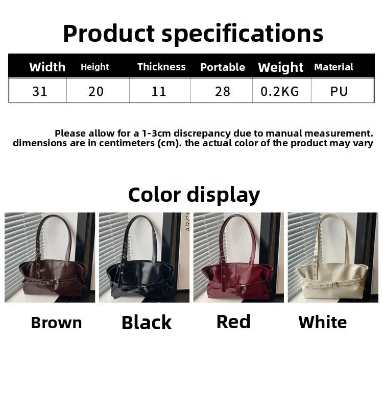 Suede Bucket Tote Bag