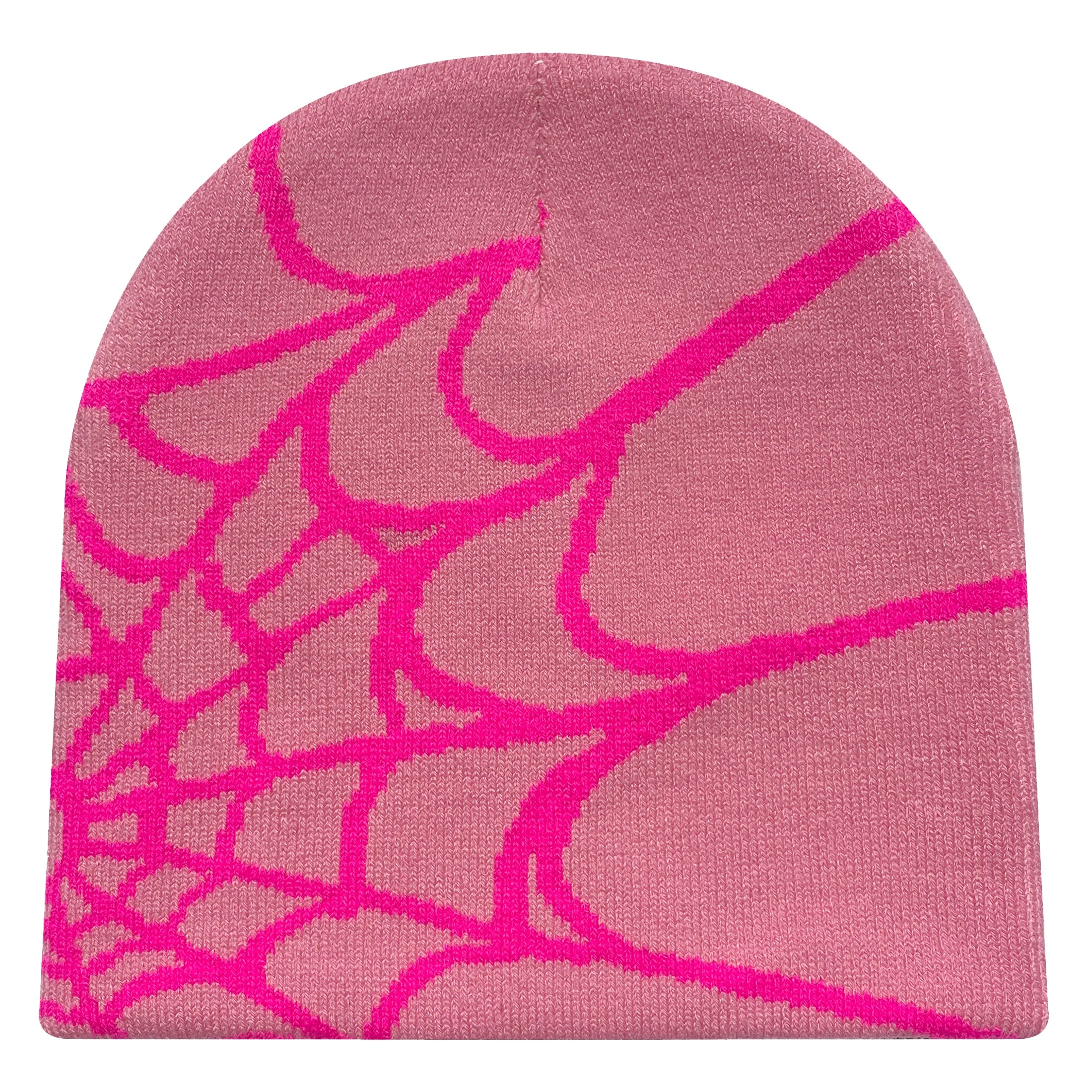 Y2K Spider Web Knit Beanie