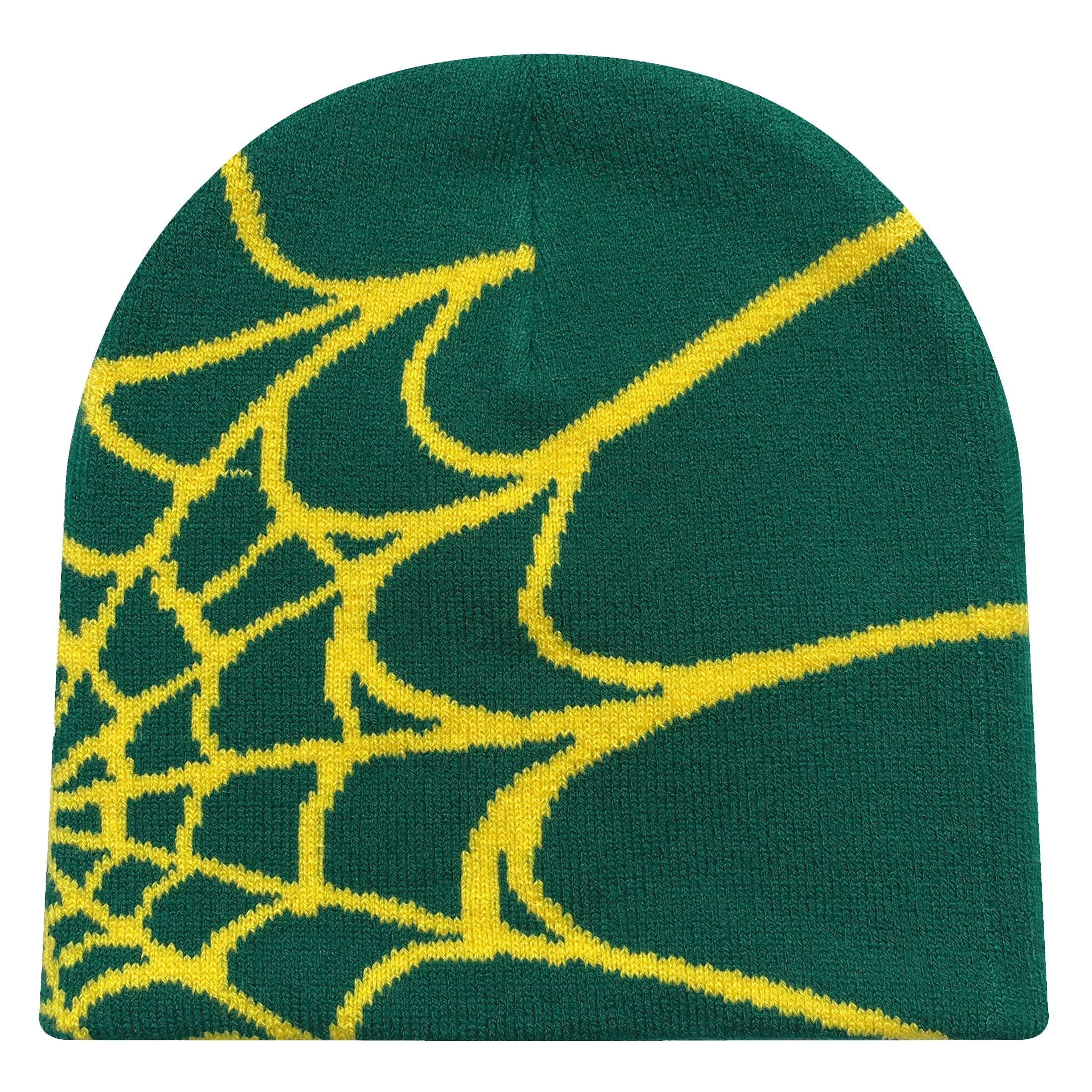 Y2K Spider Web Knit Beanie