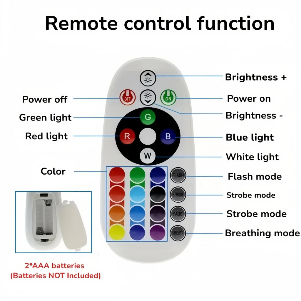 Sunset Lamp Projector — 16 Color LED Night Light for Room & Photos