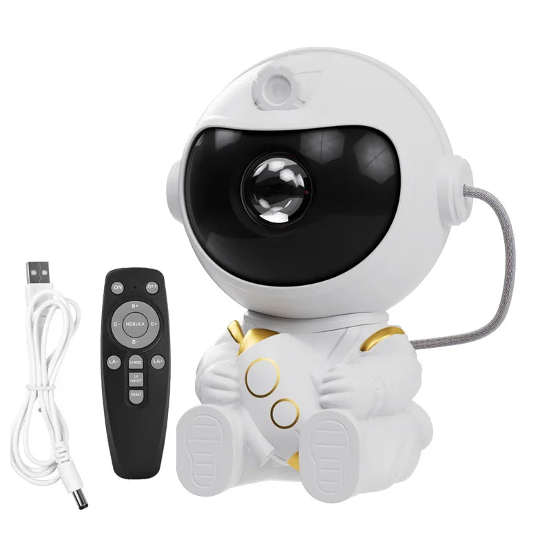 Astronaut Galaxy Projector — Star Night Light with Bluetooth Speaker