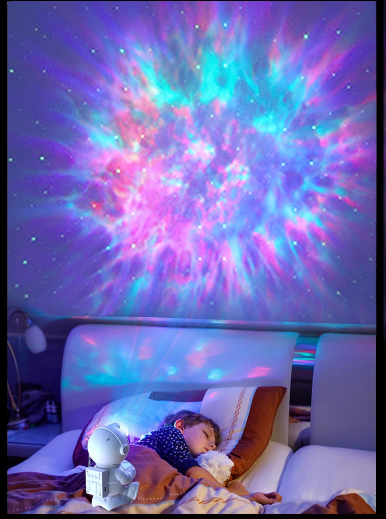 Astronaut Galaxy Projector — Star Night Light with Bluetooth Speaker