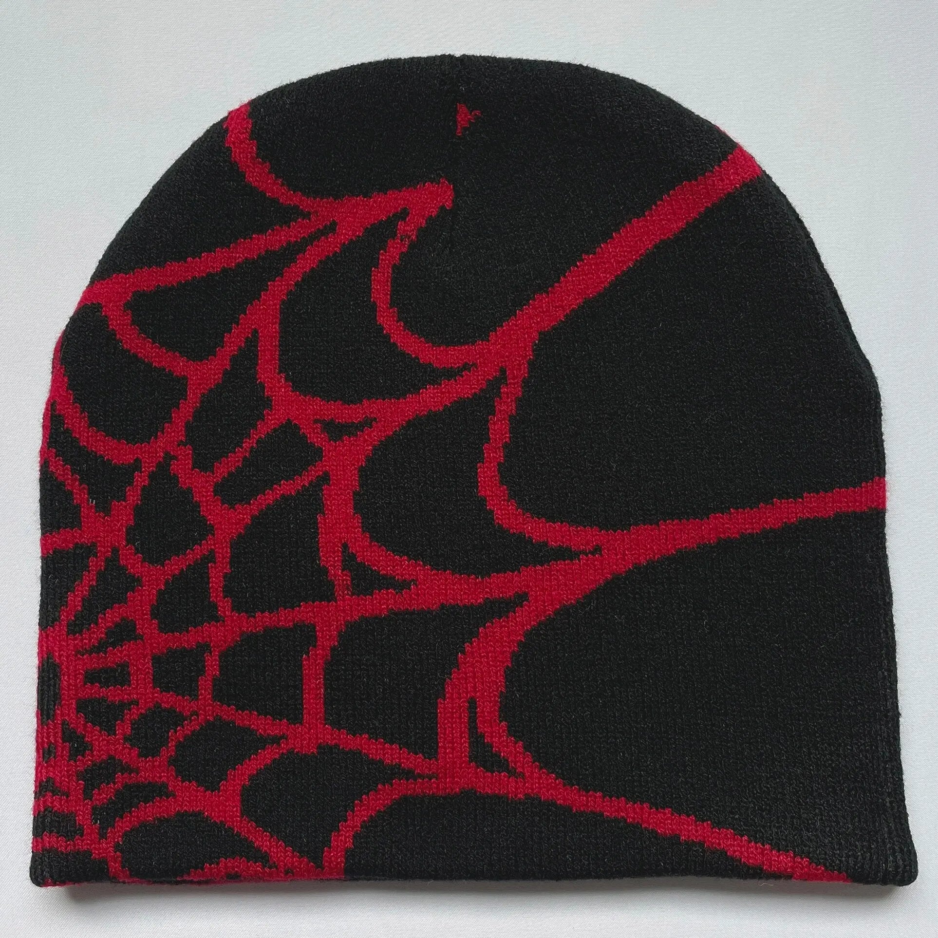 Y2K Spider Web Knit Beanie