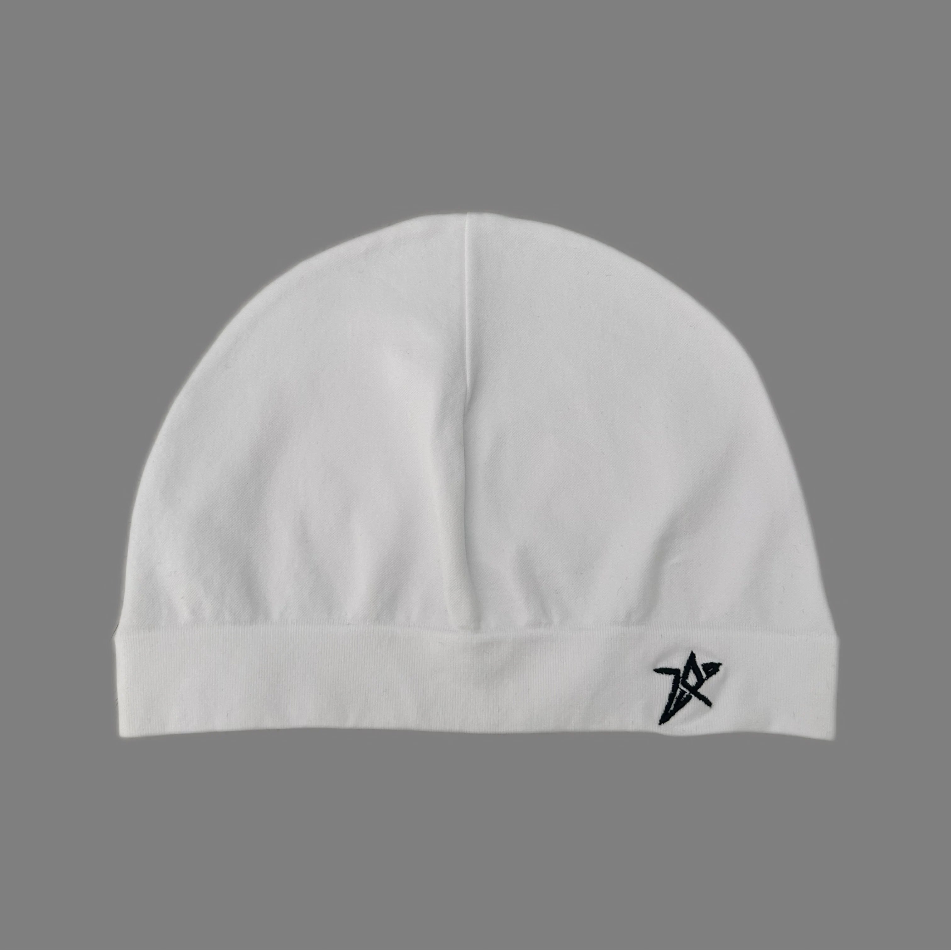 Star Embroidered Skull Cap Beanie
