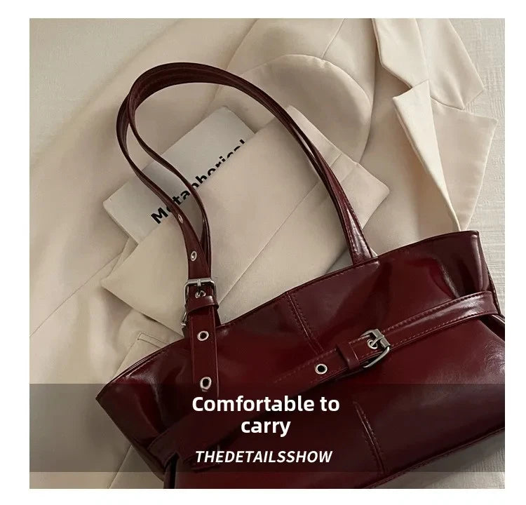 Suede Bucket Tote Bag