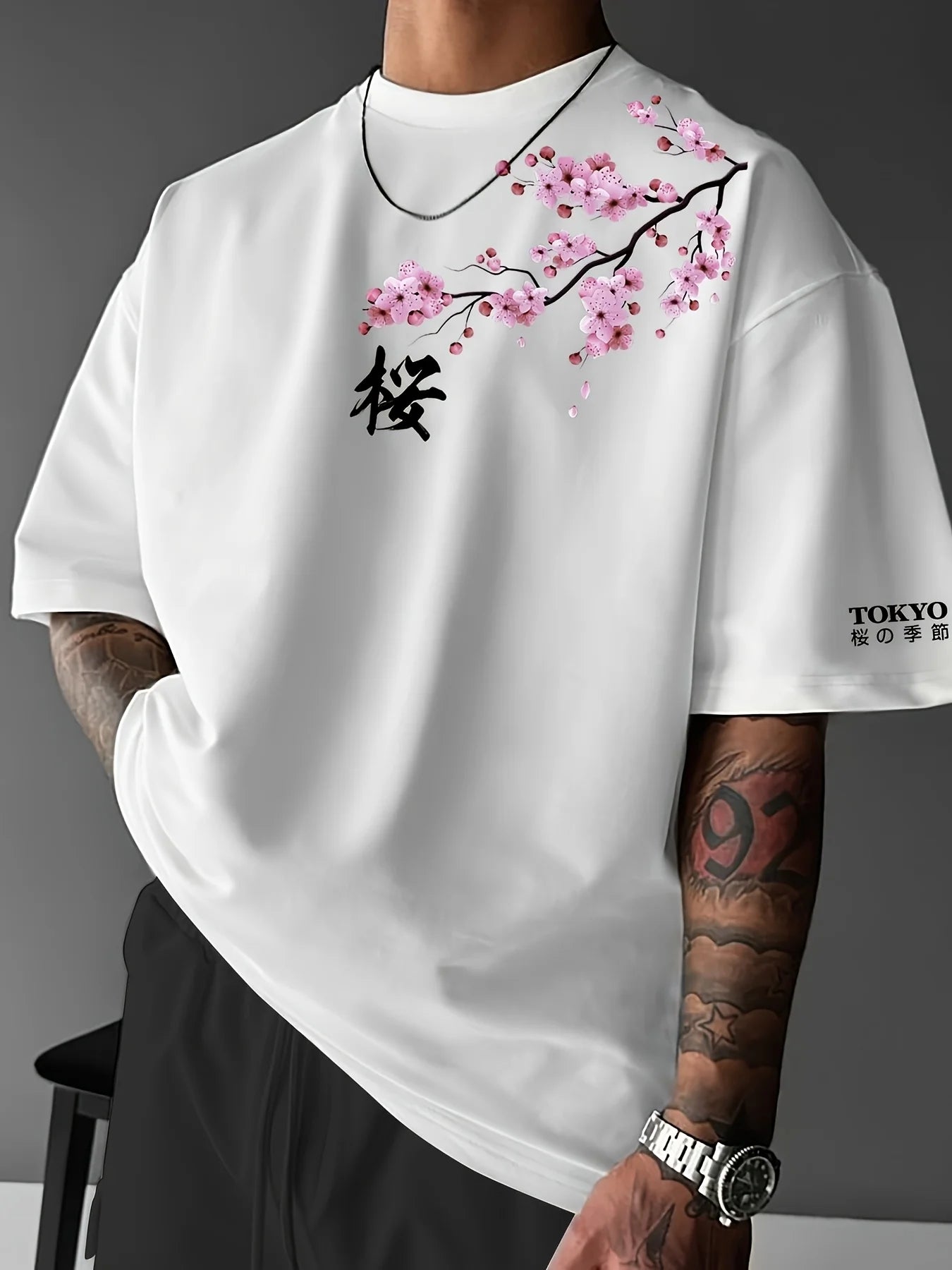 Japanese Cherry Blossom Graphic Tee