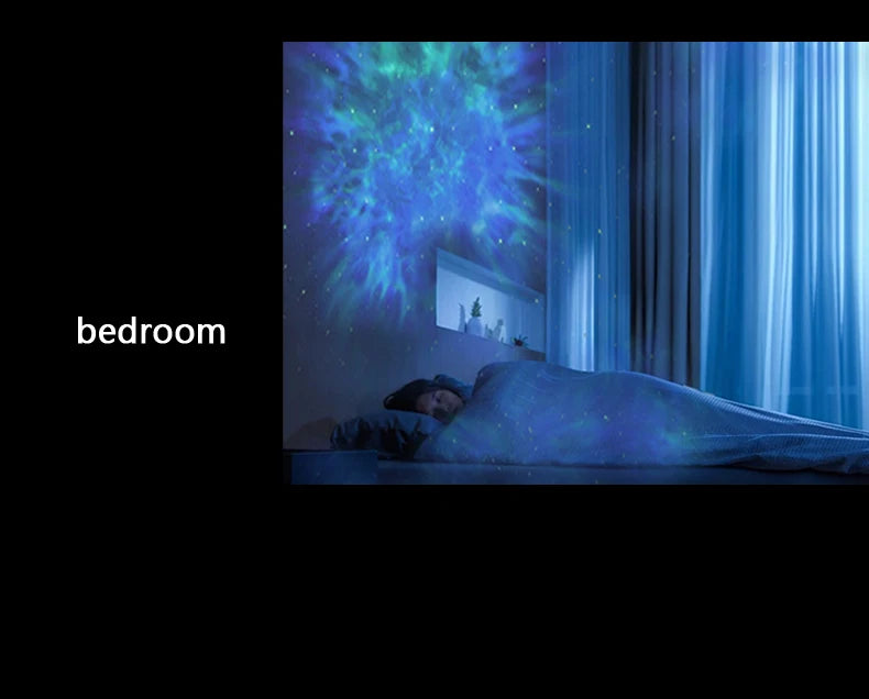 Astronaut Galaxy Projector — Star Night Light with Bluetooth Speaker