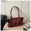 Suede Bucket Tote Bag