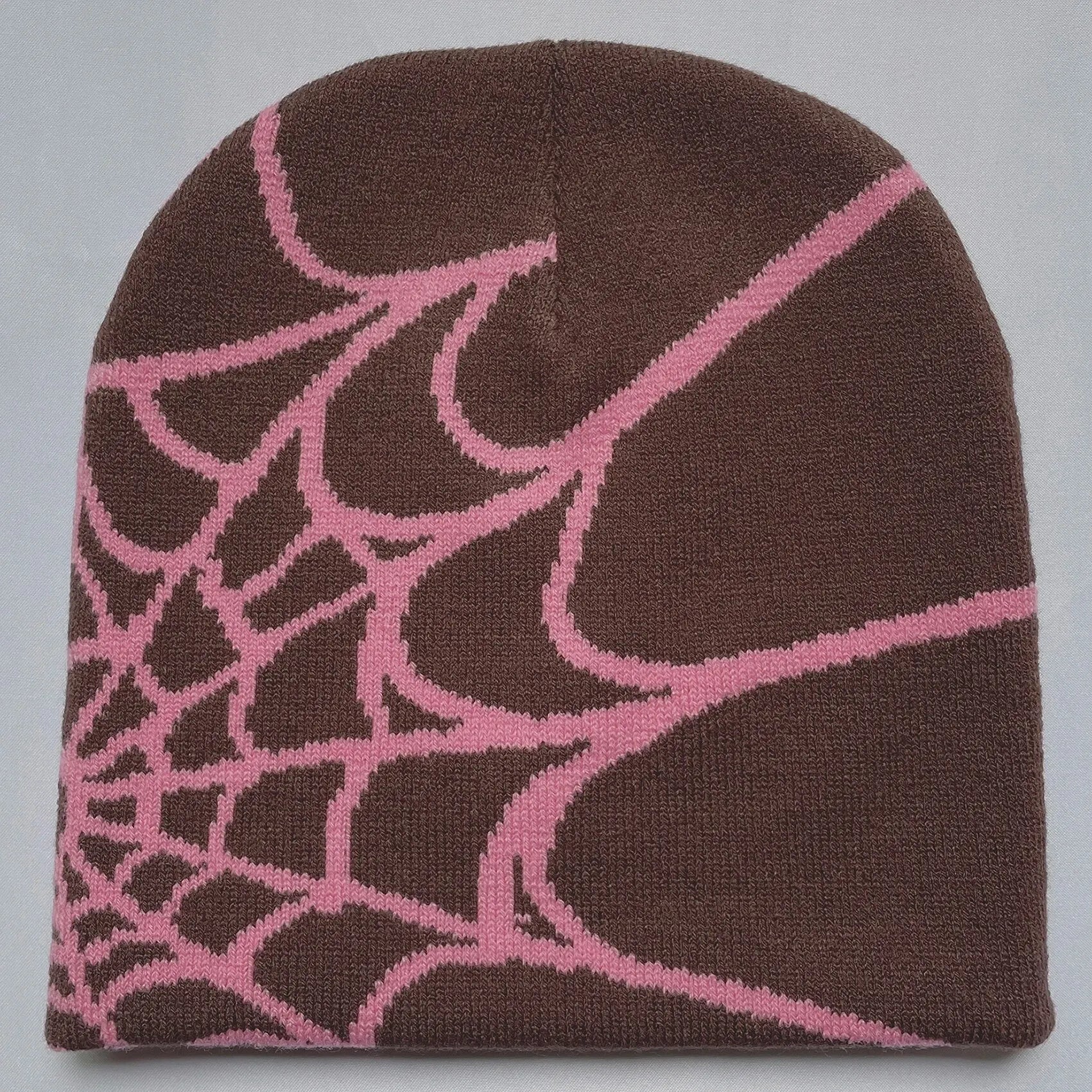 Y2K Spider Web Knit Beanie
